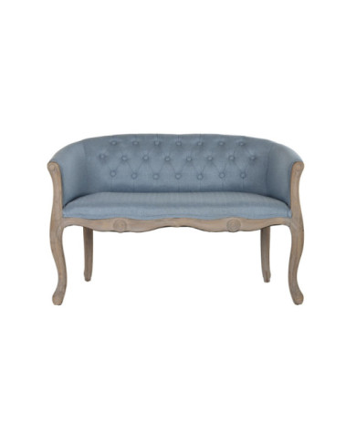 SOFA POLIESTER RUBBERWOOD 103X61X71 DECAPE AZUL