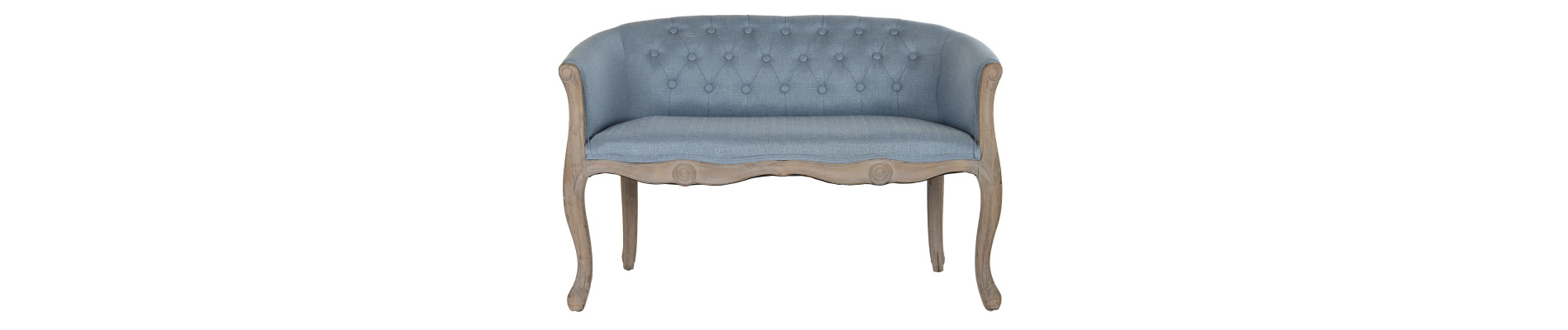 SOFA POLIESTER RUBBERWOOD 107X60X69 TERCIOPELO