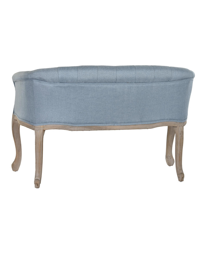 SOFA POLIESTER RUBBERWOOD 103X61X71 DECAPE AZUL