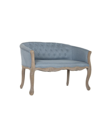 SOFA POLIESTER RUBBERWOOD 103X61X71 DECAPE AZUL
