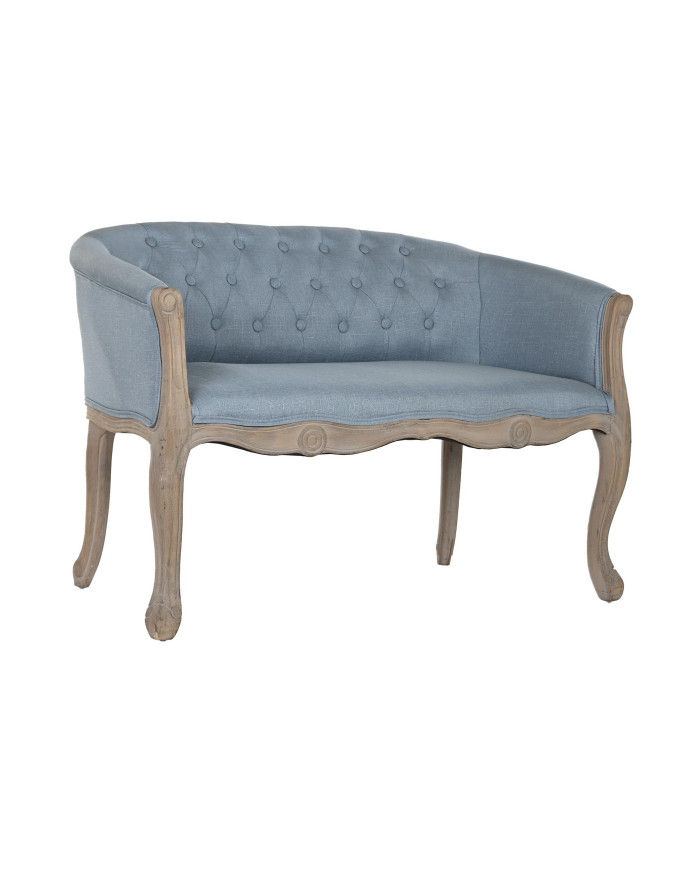 SOFA POLIESTER RUBBERWOOD 103X61X71 DECAPE AZUL
