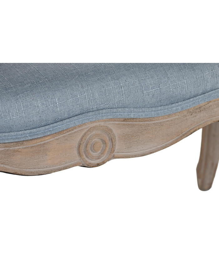 SOFA POLIESTER RUBBERWOOD 103X61X71 DECAPE AZUL