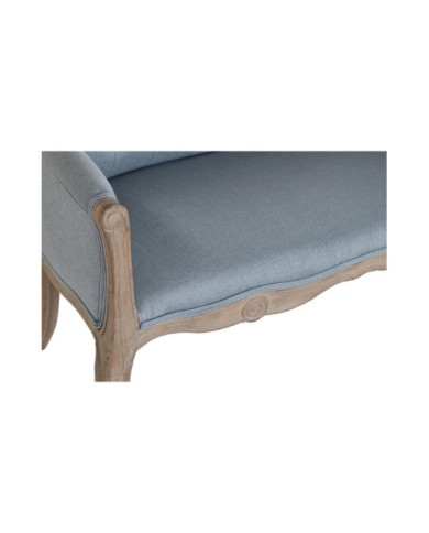 SOFA POLIESTER RUBBERWOOD 103X61X71 DECAPE AZUL