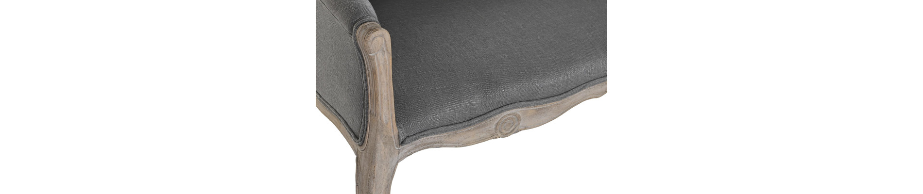 SOFA POLIESTER RUBBERWOOD 107X61X71 DECAPE