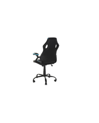 SILLA PU METAL 66X63X120 GAMER RUEDAS NEGRO