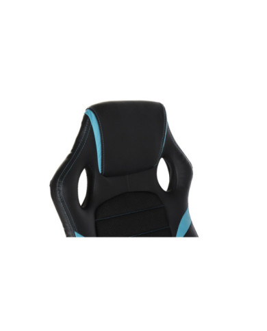 SILLA PU METAL 66X63X120 GAMER RUEDAS NEGRO