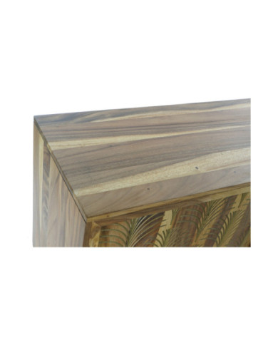 BUFFET SHEESHAM METAL 160X45X75 HOJA NATURAL