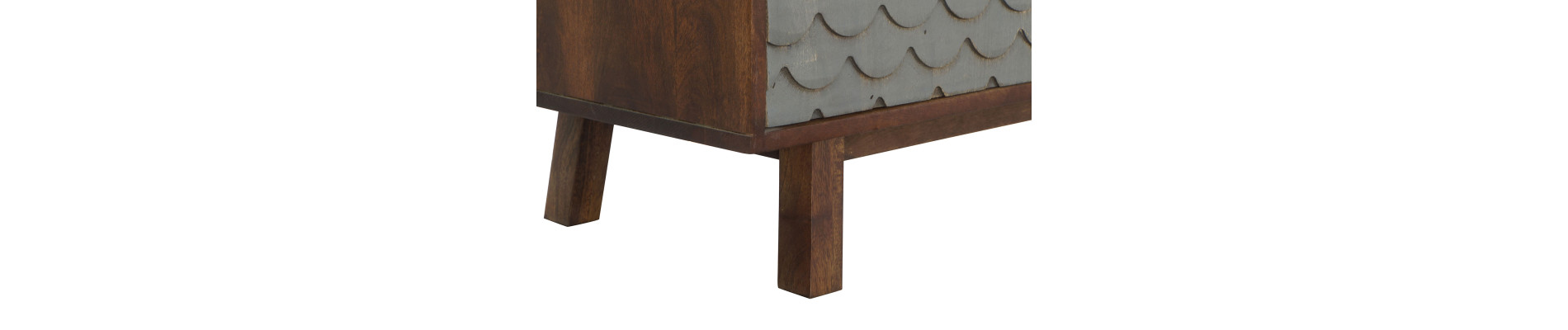 BUFFET MANGO 180X45X75 ONDAS GRIS