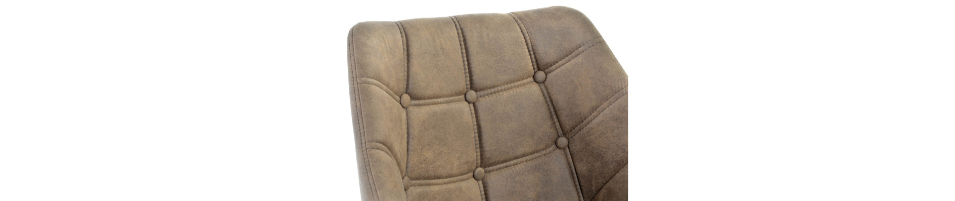 SILLA PU HAYA 60X62X81 MARRON CLARO