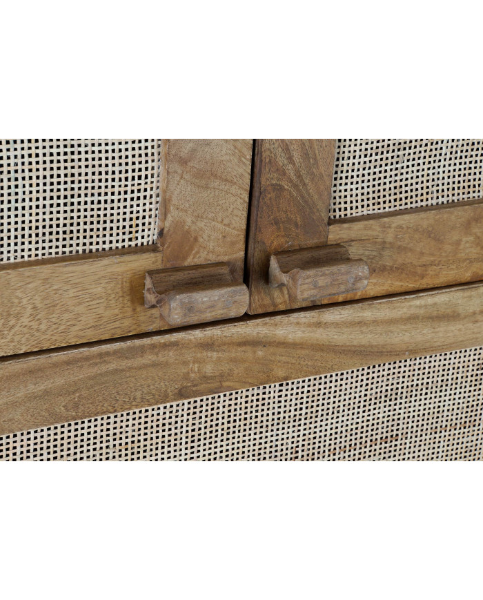 APARADOR MANGO RATAN 90X40X160 REJILLA MARRON