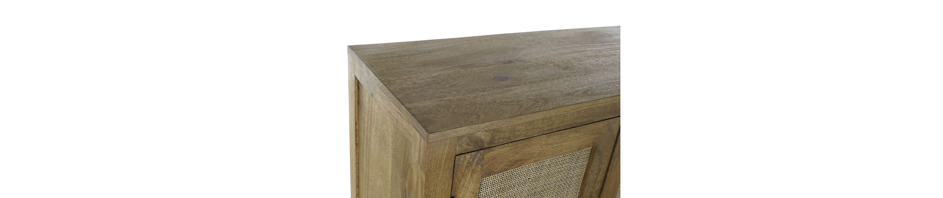 APARADOR MANGO RATAN 90X40X160 REJILLA MARRON