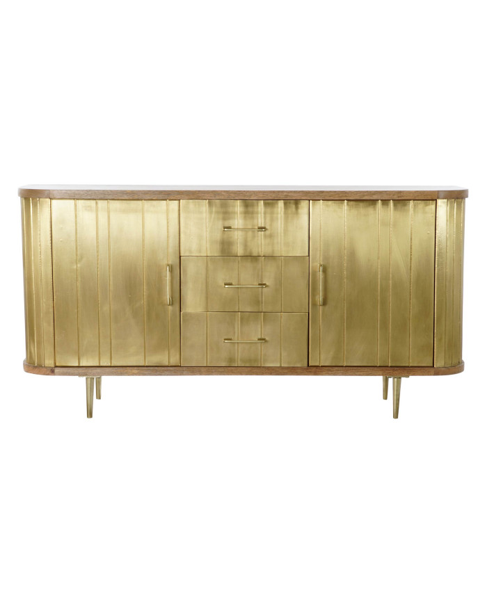 BUFFET MANGO LATON 150X43X77 DORADO