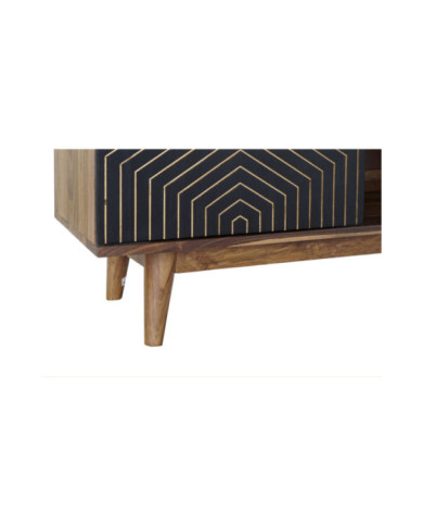 MUEBLE TV SHEESHAM 130X40X57 NEGRO