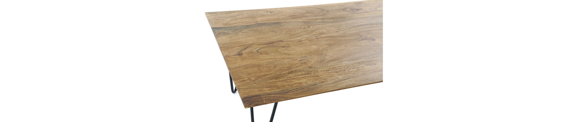 MESA CENTRO SHEESHAM METAL 115X60X40 MARRON