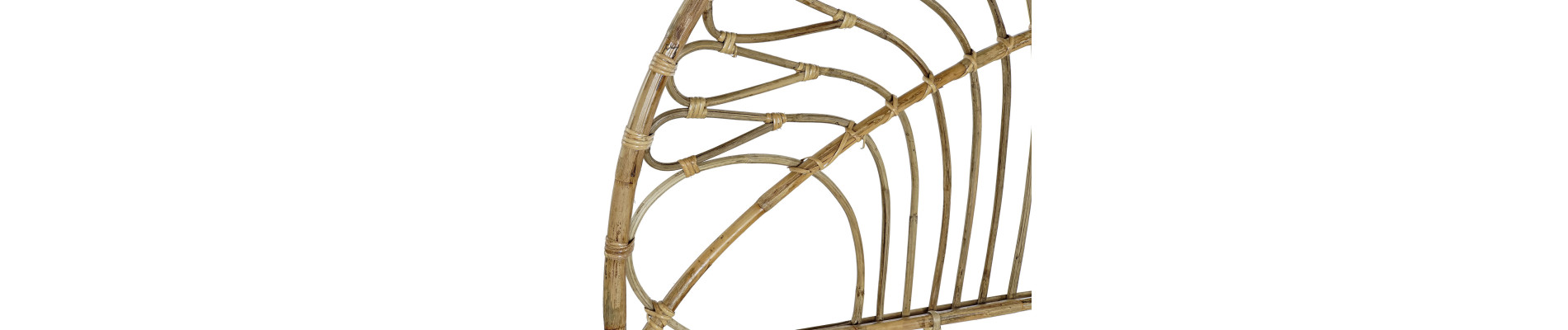 CABECERO CAMA RATAN 177X4X131 NATURAL NATURAL