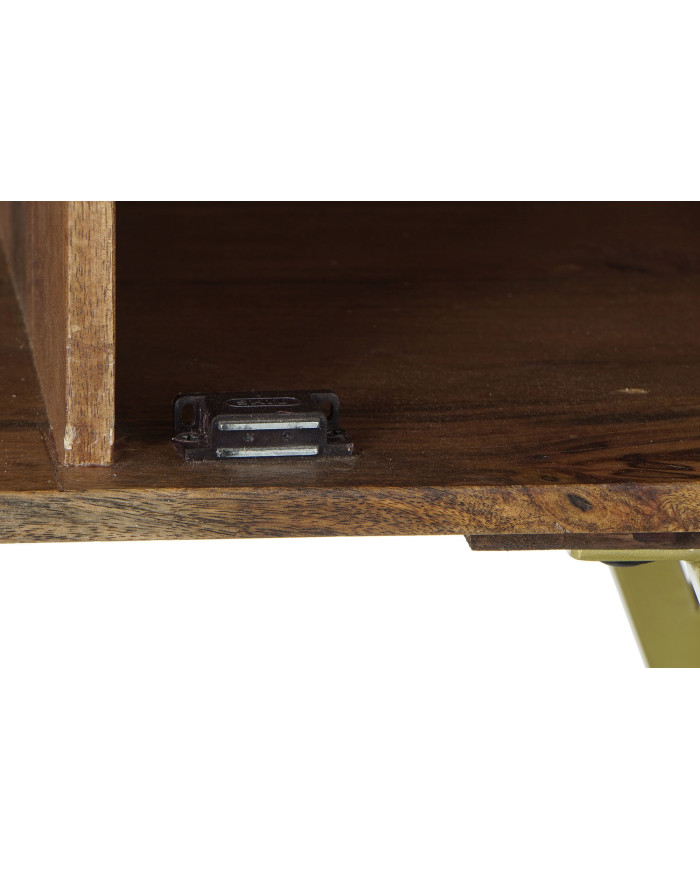 MUEBLE TV MANGO METAL 125X40X62,5 NATURAL NATURAL
