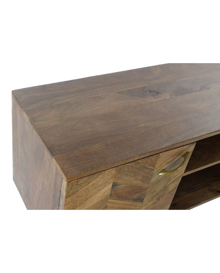 MUEBLE TV MANGO METAL 125X40X62,5 NATURAL NATURAL