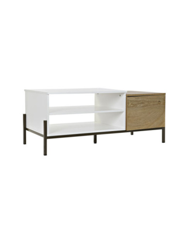 MESA CENTRO METAL MDF 114X55X47 BLANCO