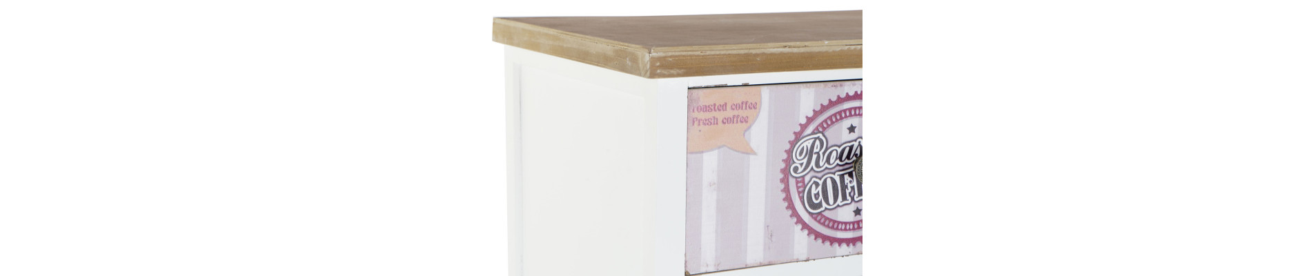 CAJONERA MADERA MDF 79,5X35X136 COFFEE NATURAL