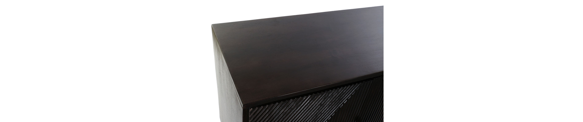 BUFFET MANGO METAL 177X45X77,5 MARRON OSCURO