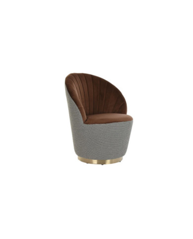 BUTACA POLIESTER 69X66X85 MARRON