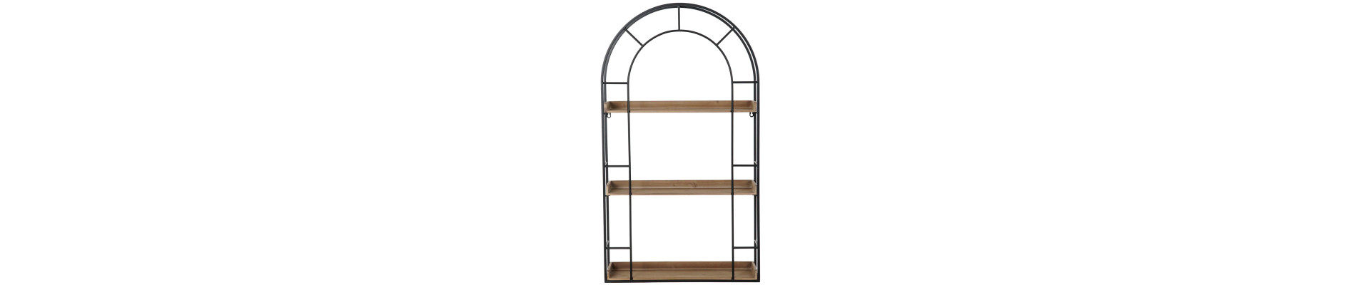 ESTANTERIA METAL MADERA 60X18X107 NATURAL