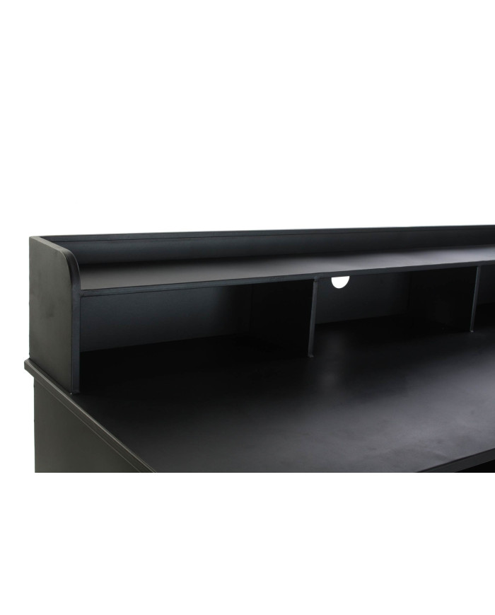 ESCRITORIO ABETO METAL 135X60X95 NEGRO