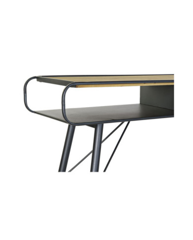 CONSOLA ABETO METAL 120X38X78 NEGRO
