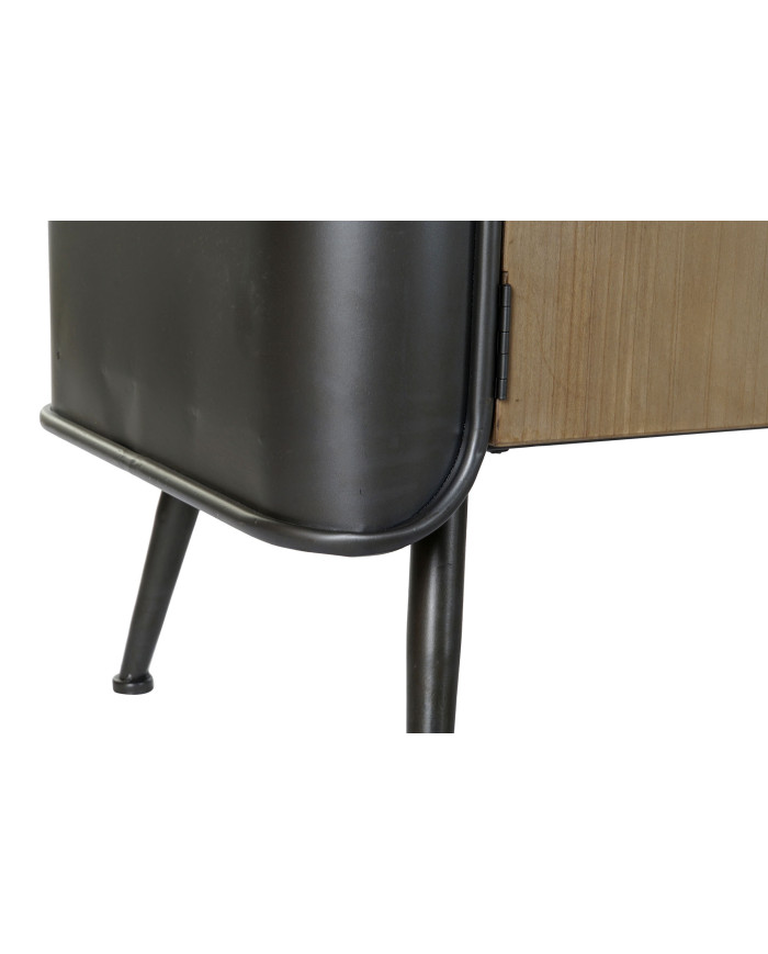 MUEBLE TV MADERA MACIZA METAL 144X47X76 NATURAL