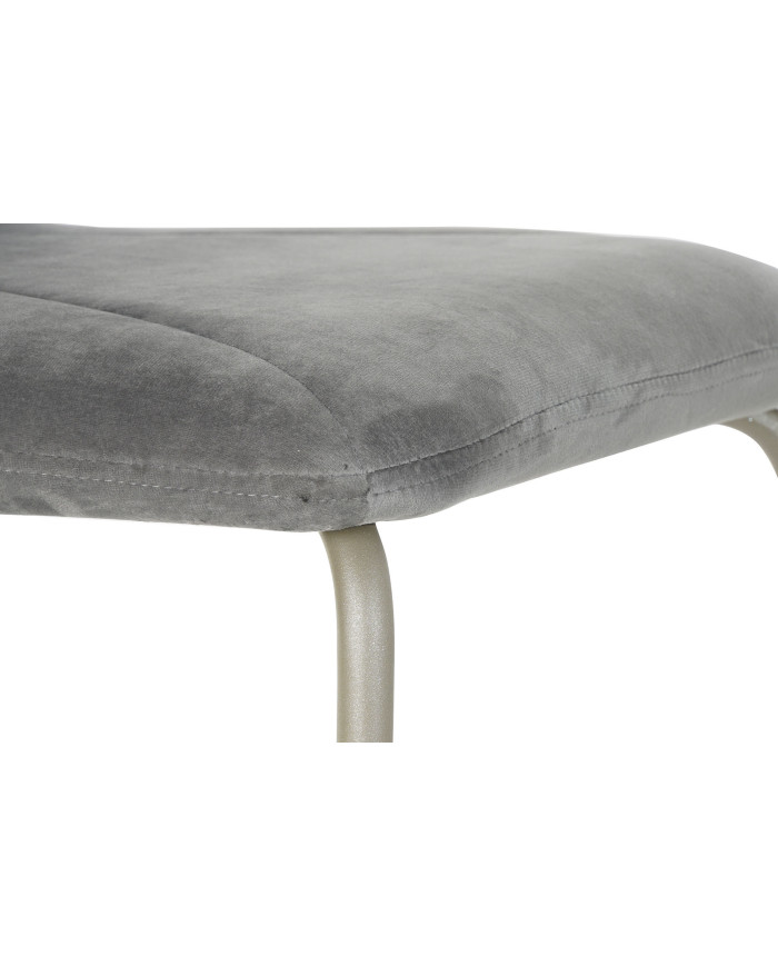 SILLA POLIESTER METAL 44X46X90 VELVET TERCIOPELO