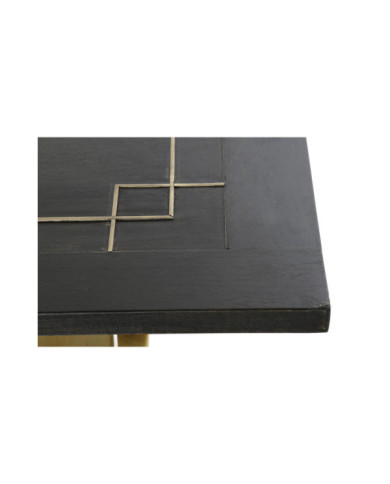 MESA COMEDOR MANGO METAL 180X89X75 NEGRO