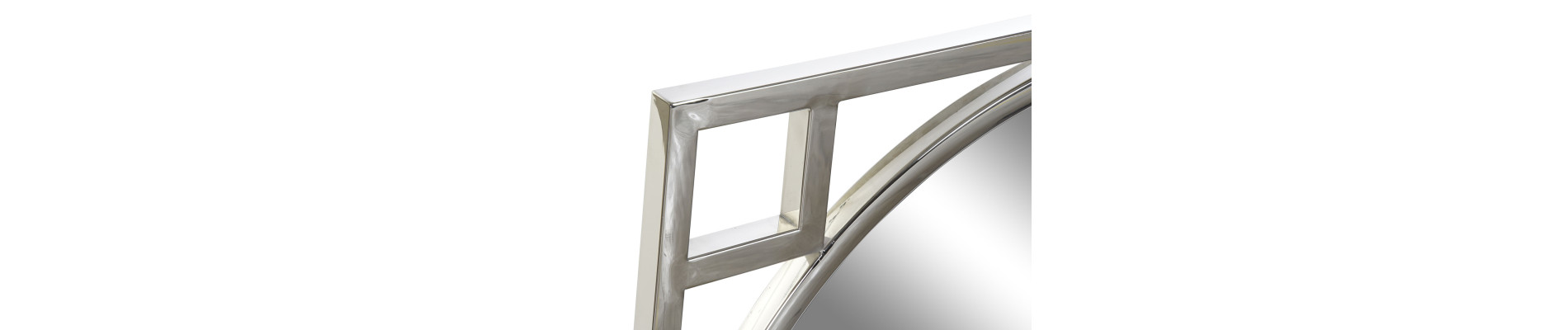 ESPEJO ACERO CRISTAL 70X2X70 PLATEADO