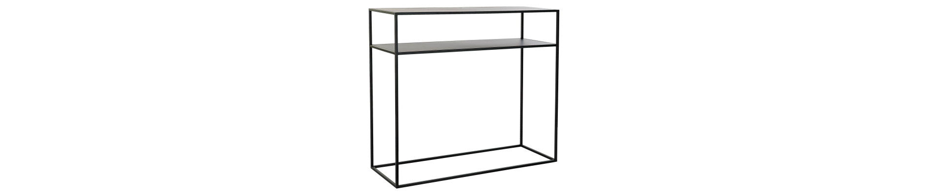 CONSOLA METAL 100X36X90 NEGRO