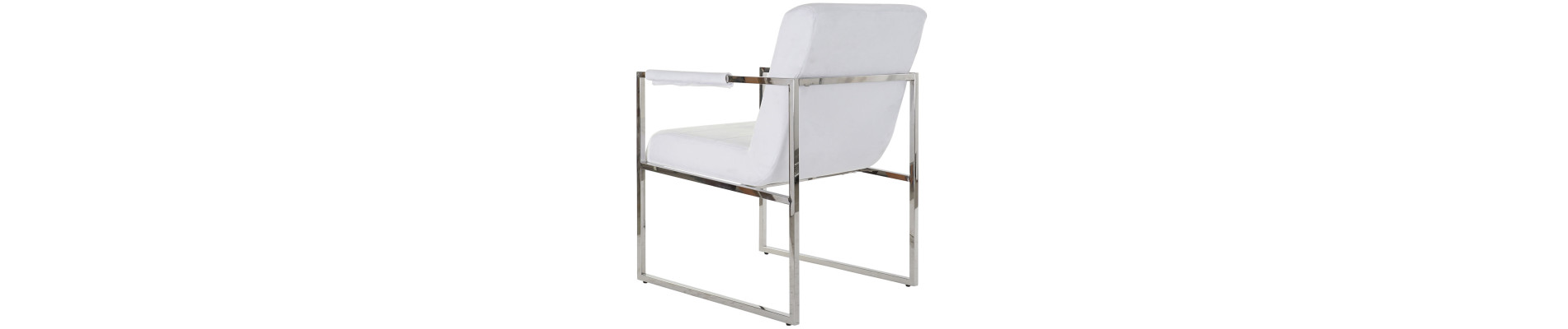 BUTACA ACERO POLIESTER 75X57X92 BLANCO