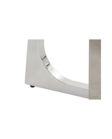 CONSOLA ACERO MARMOL 150X45X80 PLATEADO
