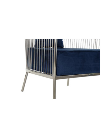 BUTACA ACERO POLIESTER 66X69X70 AZUL MARINO
