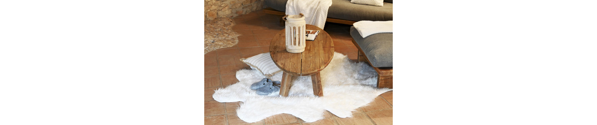 MESA CENTRO MADERA RECICLADA 140X60X35 NATURAL