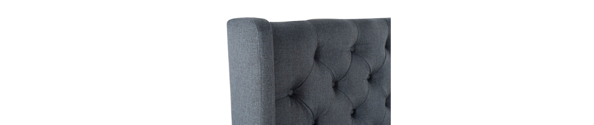 CABECERO CAMA POLIESTER MDF 198X20X170 AZUL