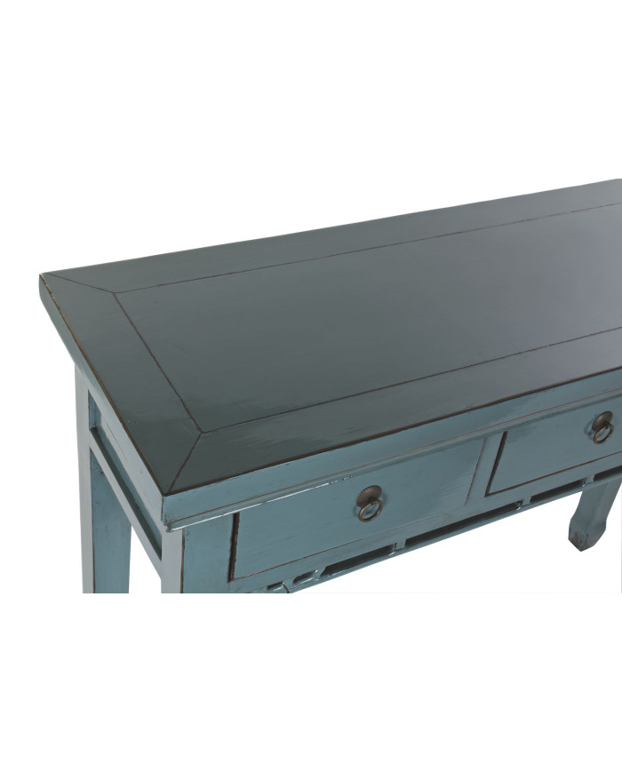 CONSOLA OLMO METAL 113X38X84 AZUL