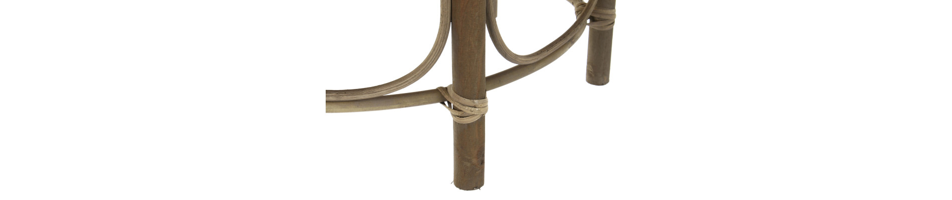 MESITA AUXILIAR SET 2 RATAN 61X61X52 50X43 NATURAL