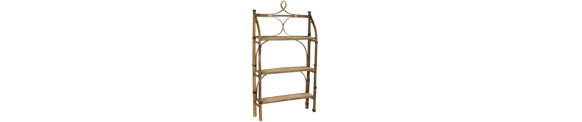 ESTANTERIA PARED RATAN BAMBU 62X15X103 3 EST,