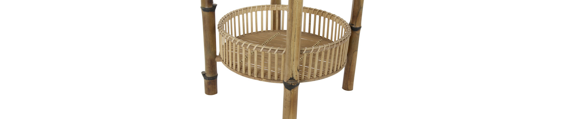 MESITA AUXILIAR BAMBU 60X60X61 NATURAL
