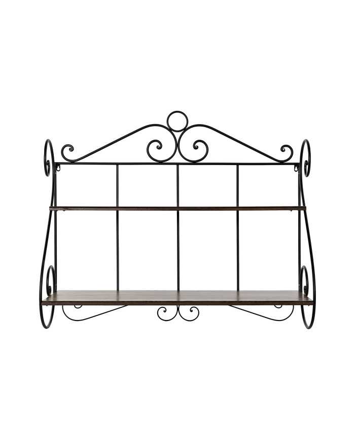 ESTANTERIA PARED ABETO FORJA 100X37X86 NEGRO
