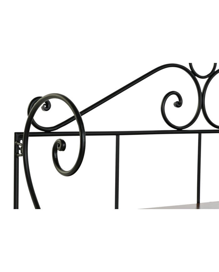 ESTANTERIA PARED ABETO FORJA 100X37X86 NEGRO