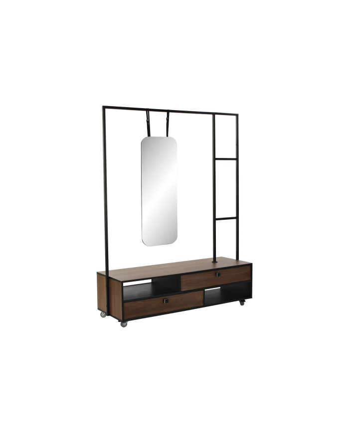 PERCHERO MANGO METAL 135X47X175 ESPEJO NEGRO