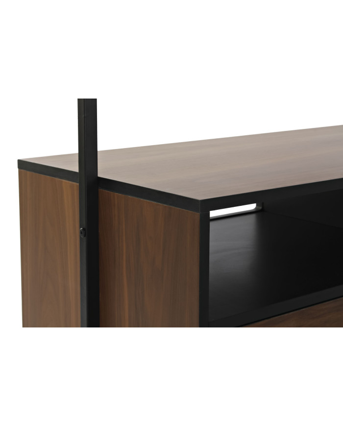 PERCHERO MANGO METAL 135X47X175 ESPEJO NEGRO