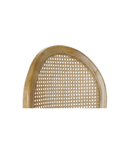 SILLA OLMO RATAN 45X42X92 MARRON CLARO