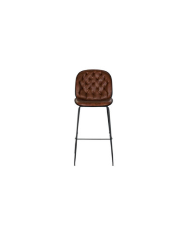 TABURETE PU METAL 51X53X114 MARRON