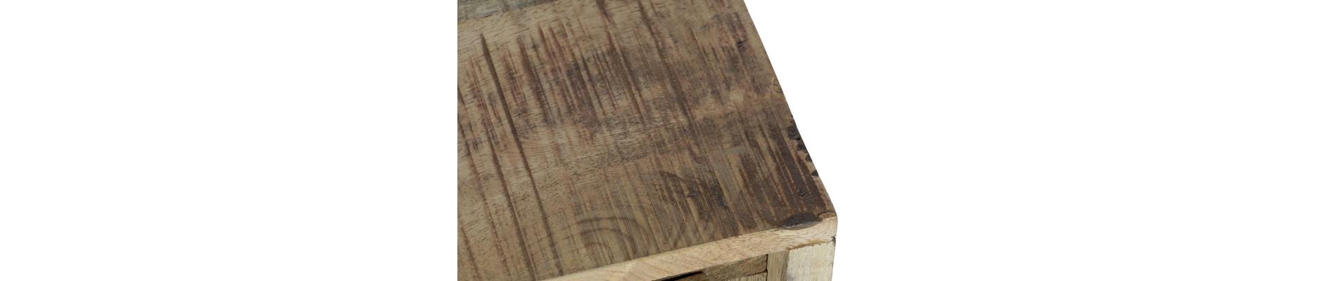 CONSOLA MANGO METAL 130X40X89 NATURAL NATURAL