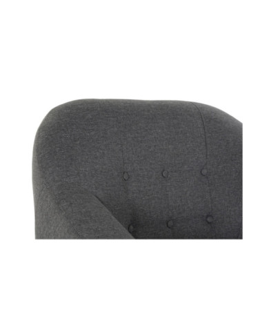 SILLON POLIESTER RUBBERWOOD 83X80X81 GRIS